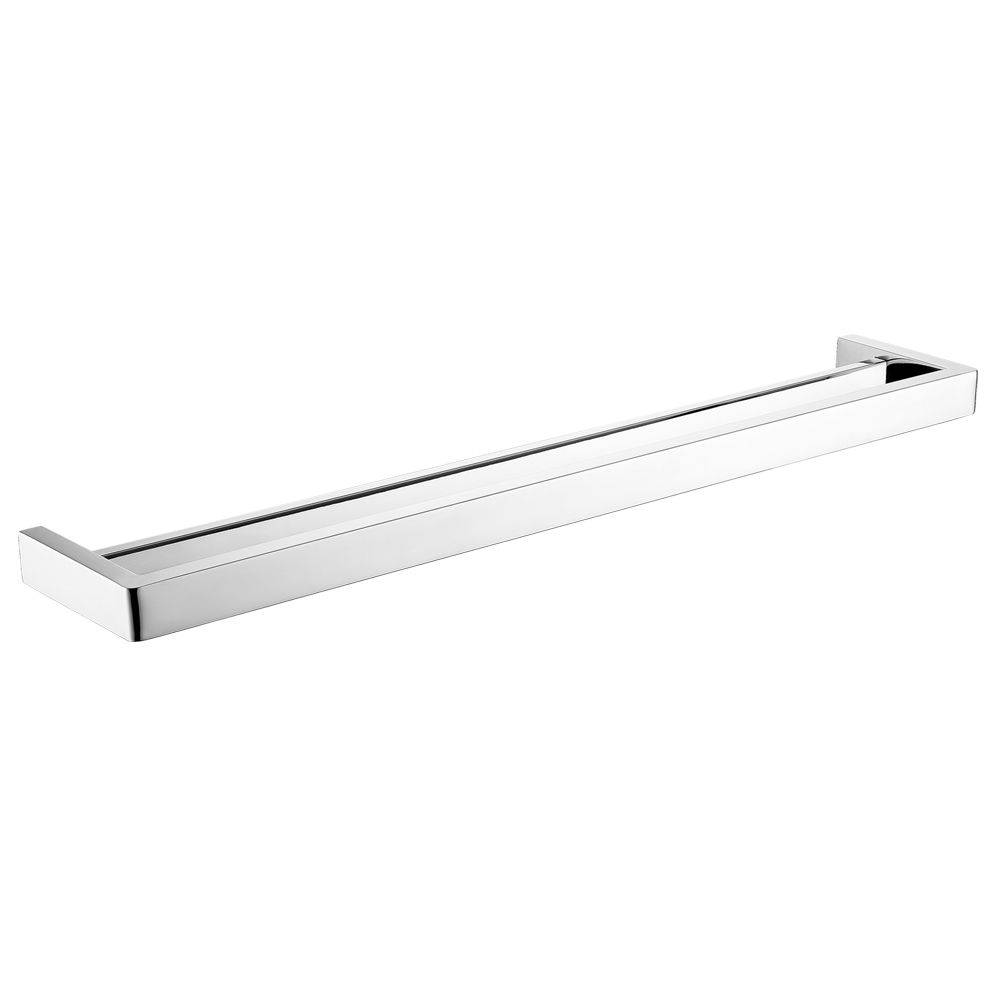 Norico Cavallo Chrome Square Double Towel Rail 800mm
