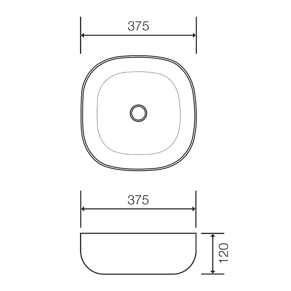 Arcisan Synergii 375 Above Counter Basin