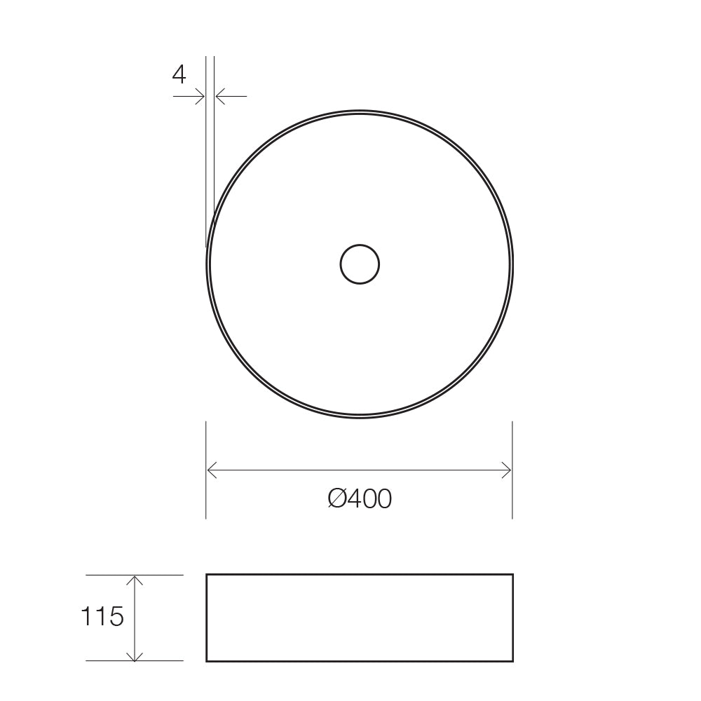 Arcisan Venn Above Counter Basin