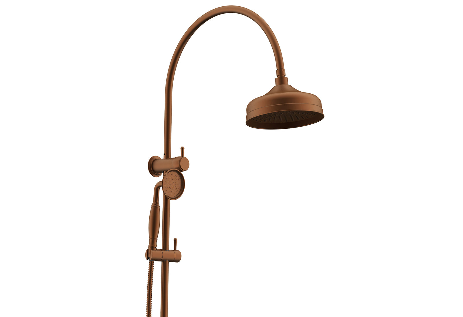 ADP Eternal Gooseneck Twin Shower Set