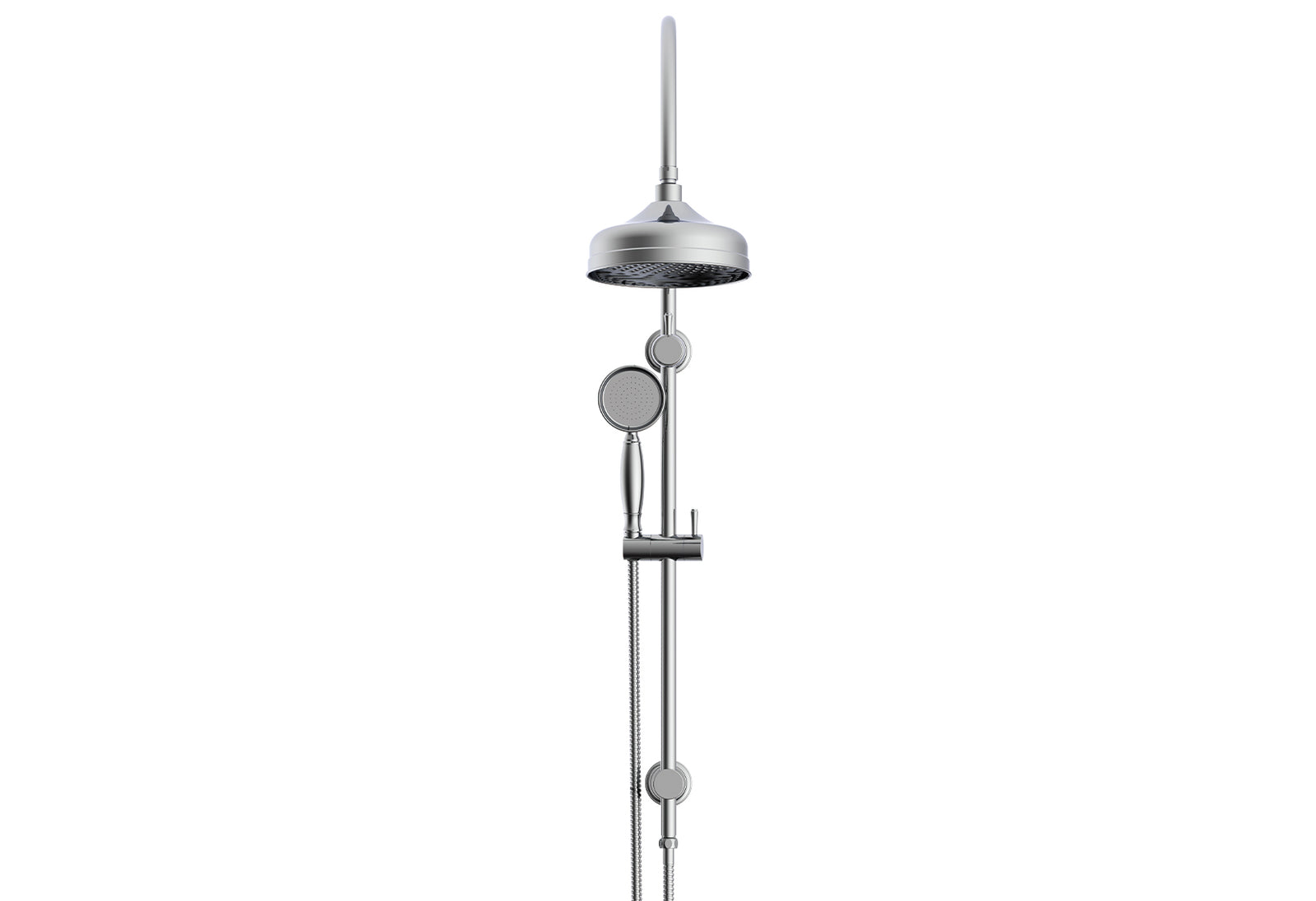 ADP Eternal Gooseneck Twin Shower Set
