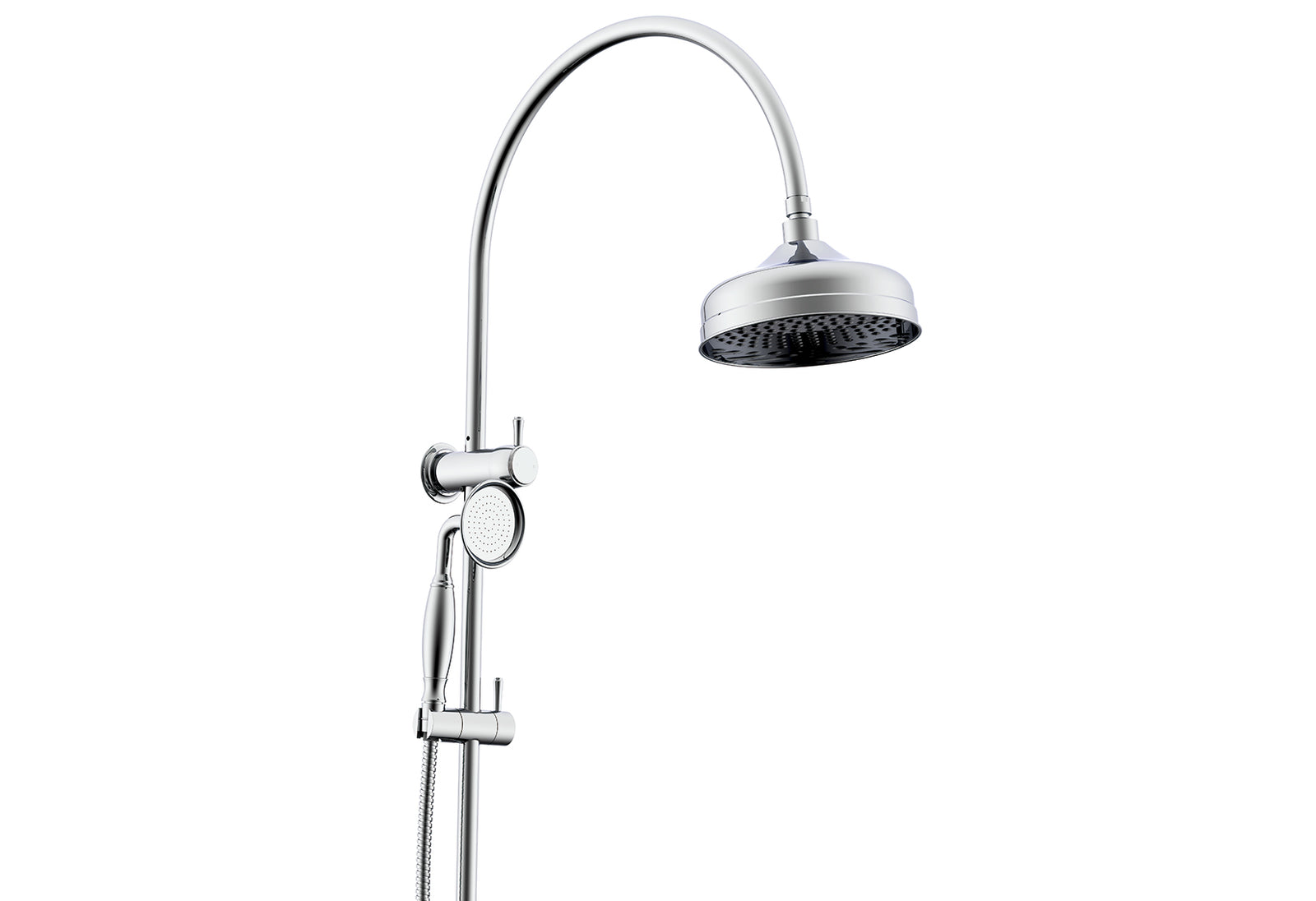 ADP Eternal Gooseneck Twin Shower Set