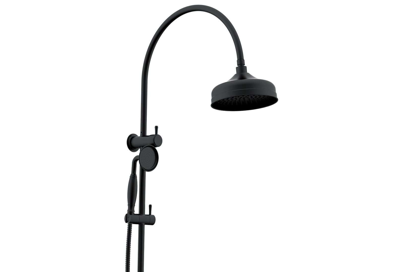 ADP Eternal Gooseneck Twin Shower Set