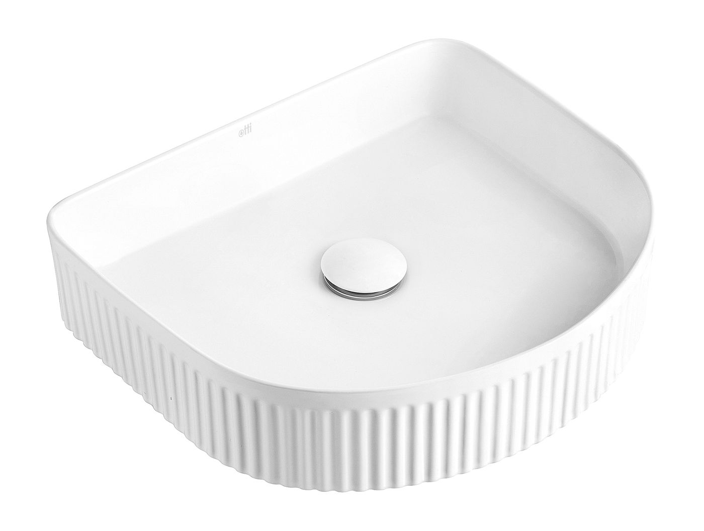 Otti Archie Fluted Oval Basin | 415mm
