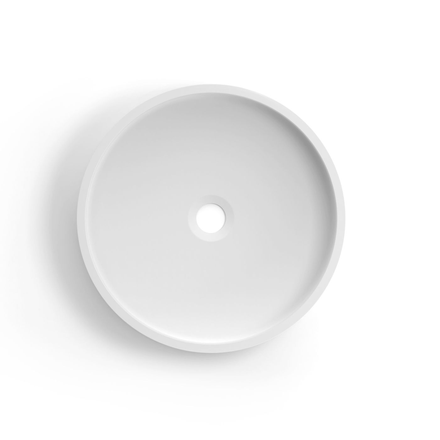 Otti Hudson Concrete Fluted Round Basin | 400mm