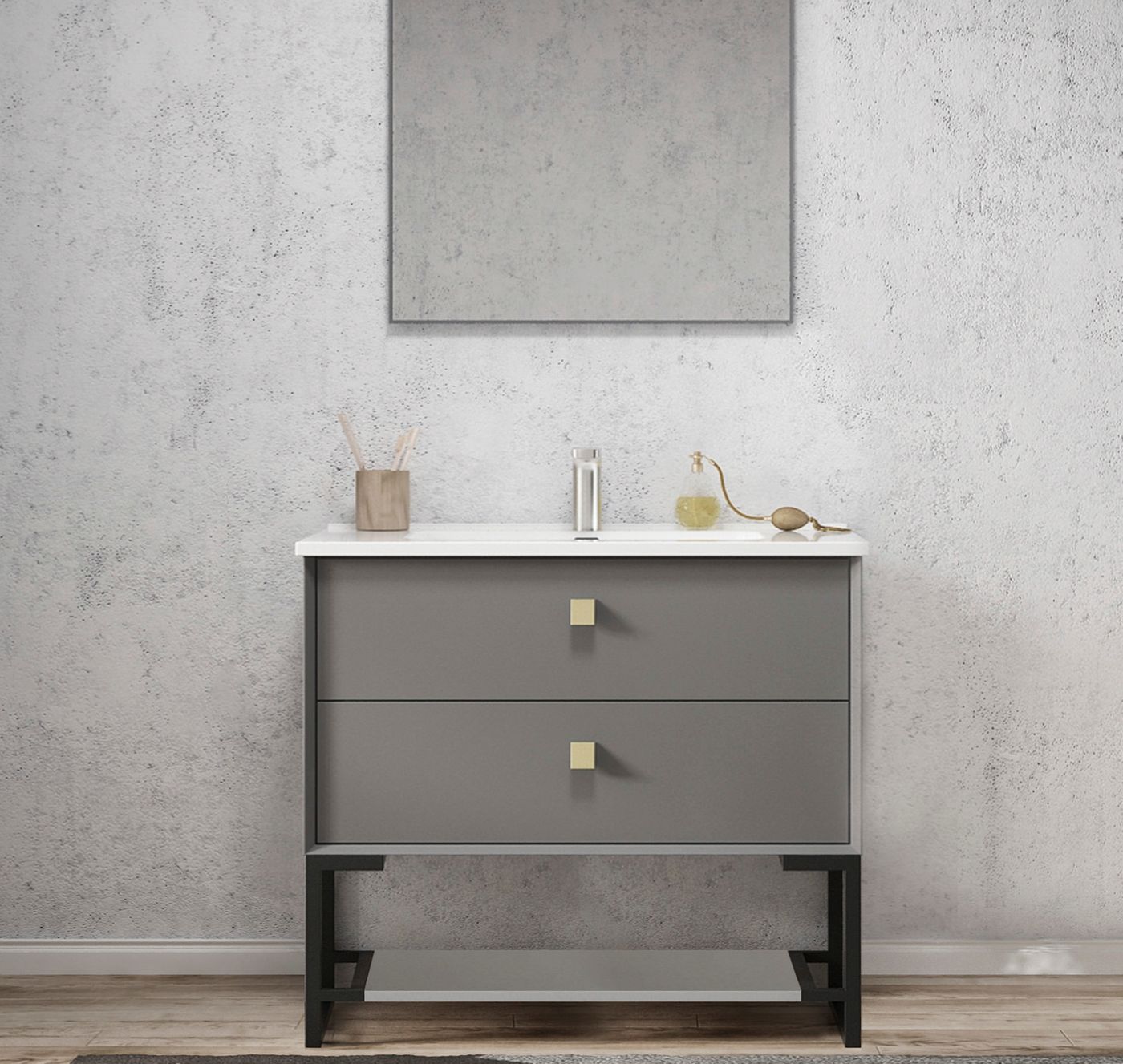 Otti Boston Vanity Freestanding Legs