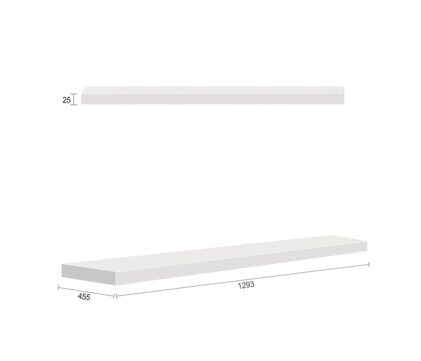 Otti Noosa Vanity Leg Panels | Matte White