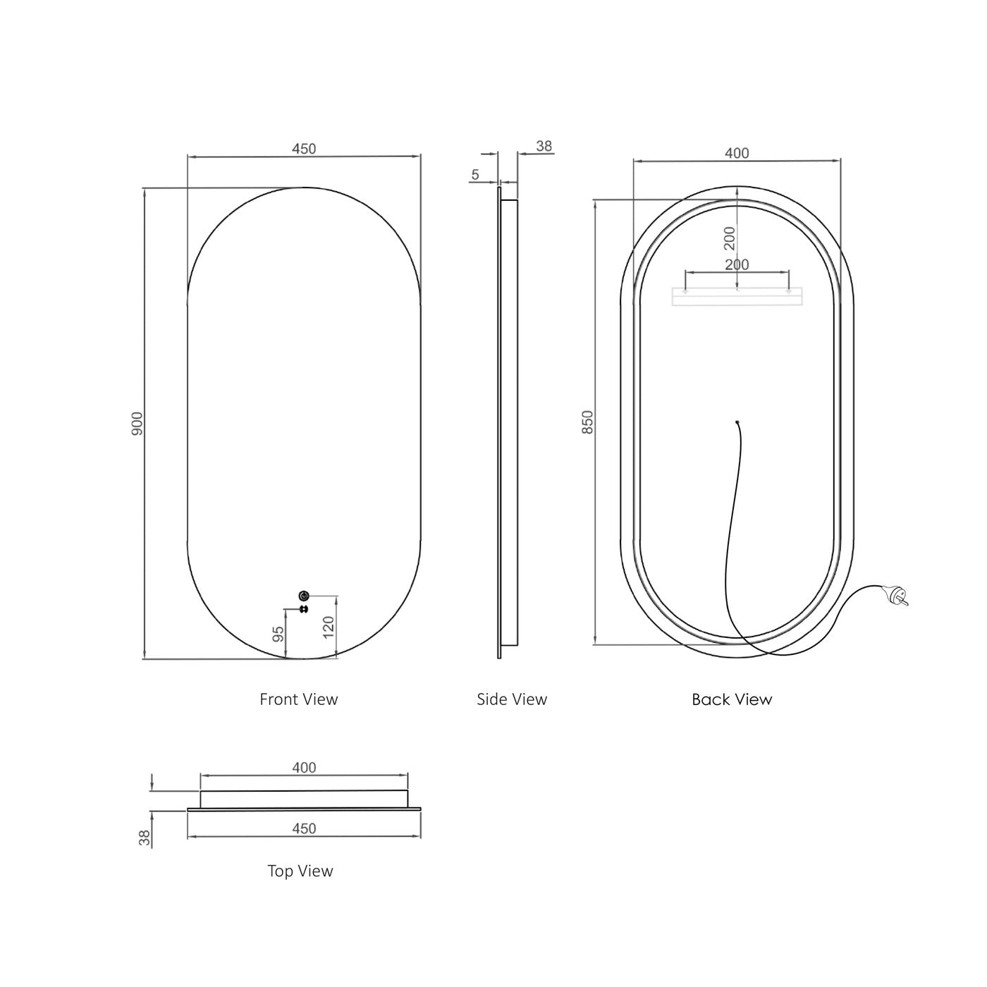 Otti Noosa LED Mirror