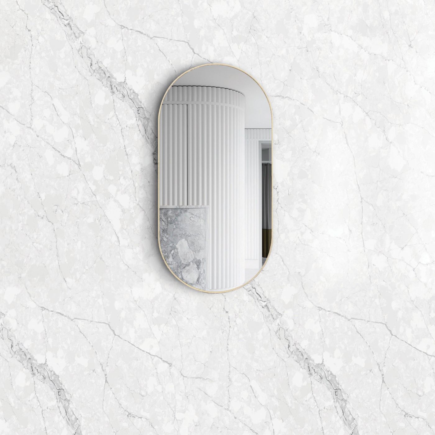 Otti Noosa Metal Frame Mirror