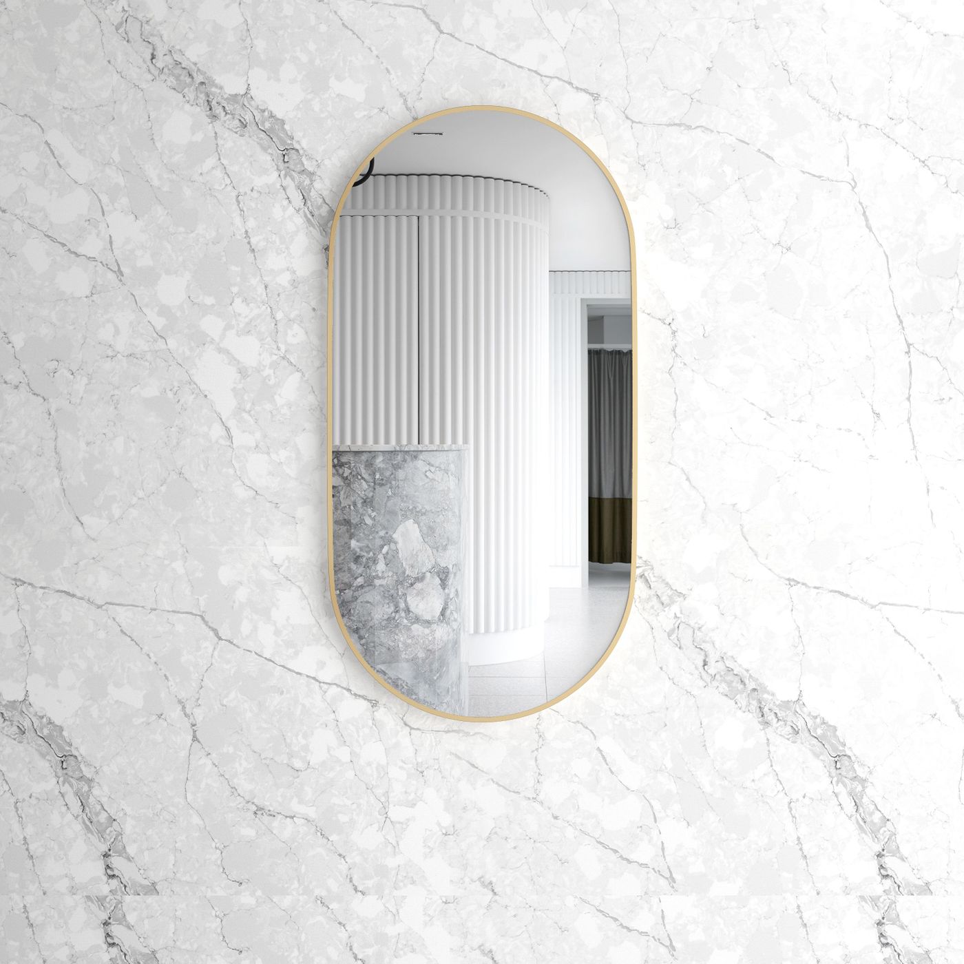 Otti Noosa Metal Frame Mirror