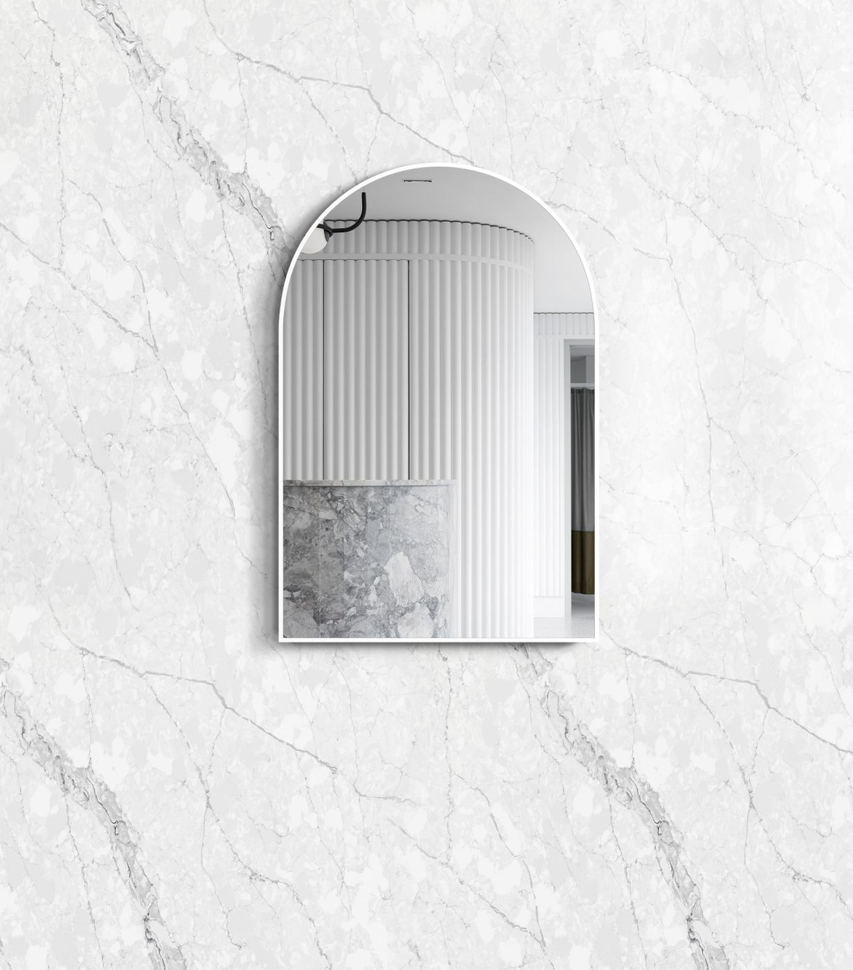 Otti Archie Metal Frame Mirror