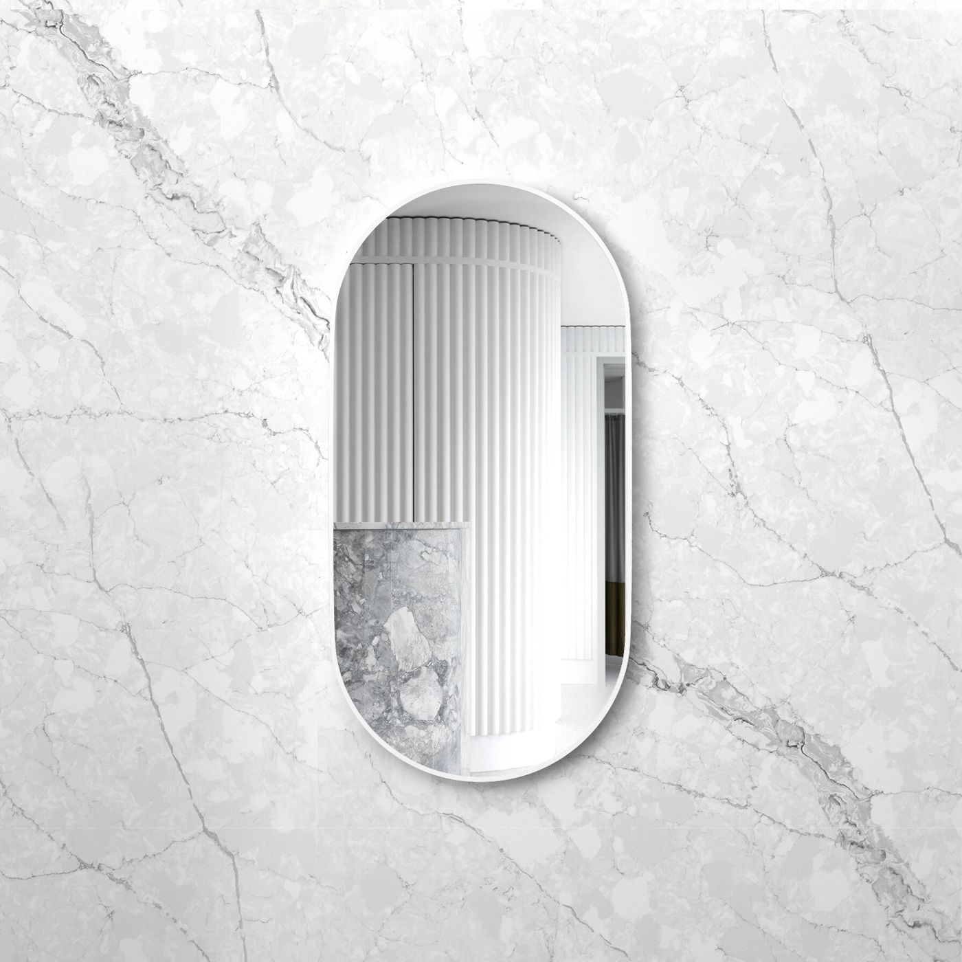 Otti Noosa Metal Frame Mirror