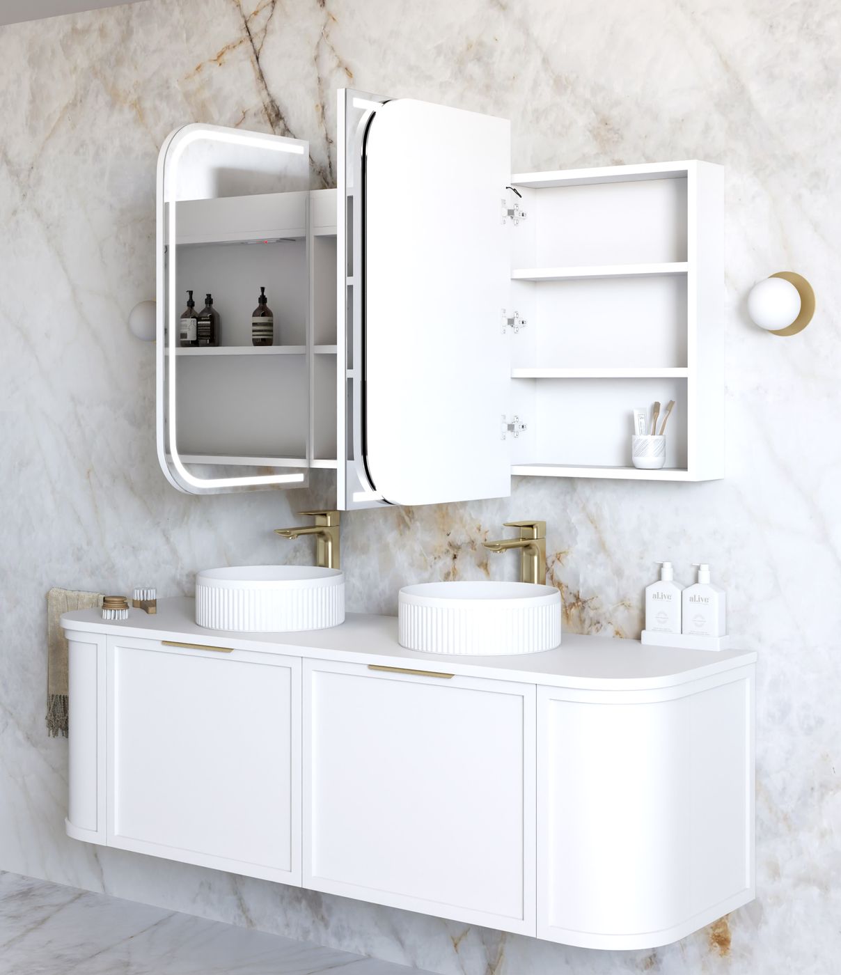 Otti Newport Shaving Cabinet
