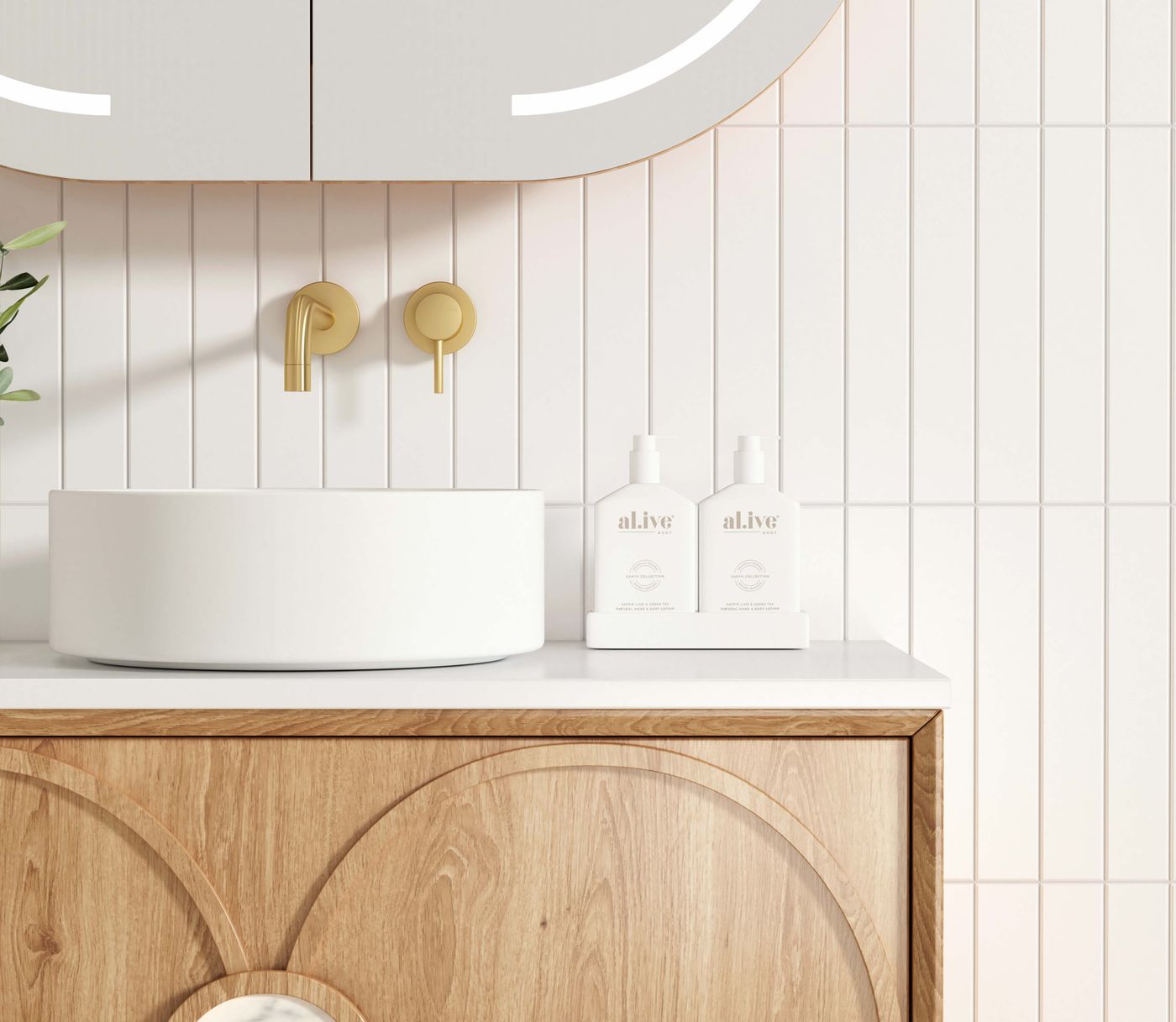 Otti Laguna Mark II Wall Hung Vanity | Woodland Oak