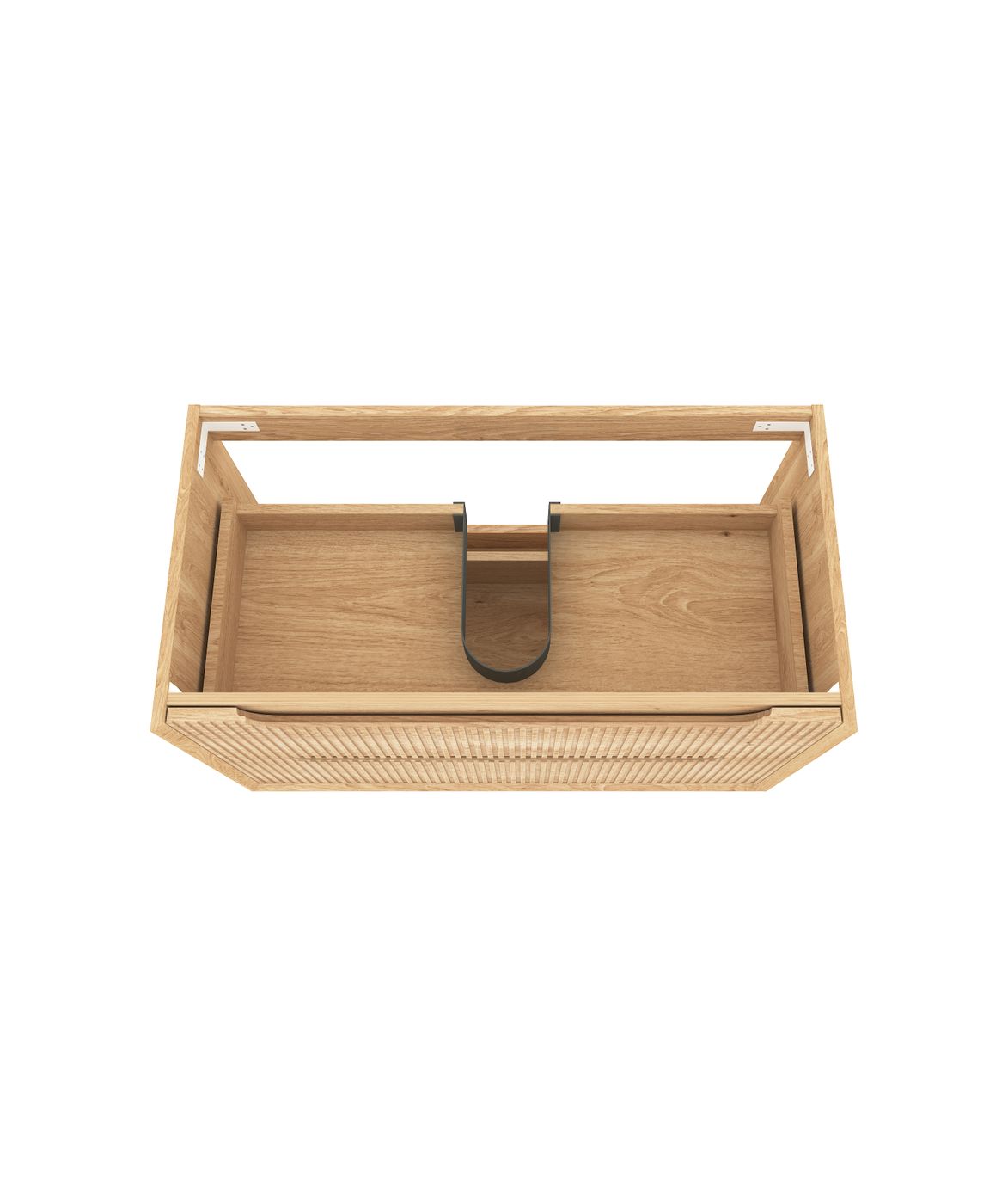 Otti Byron Fluted Woodland Oak Wall Hung Vanity