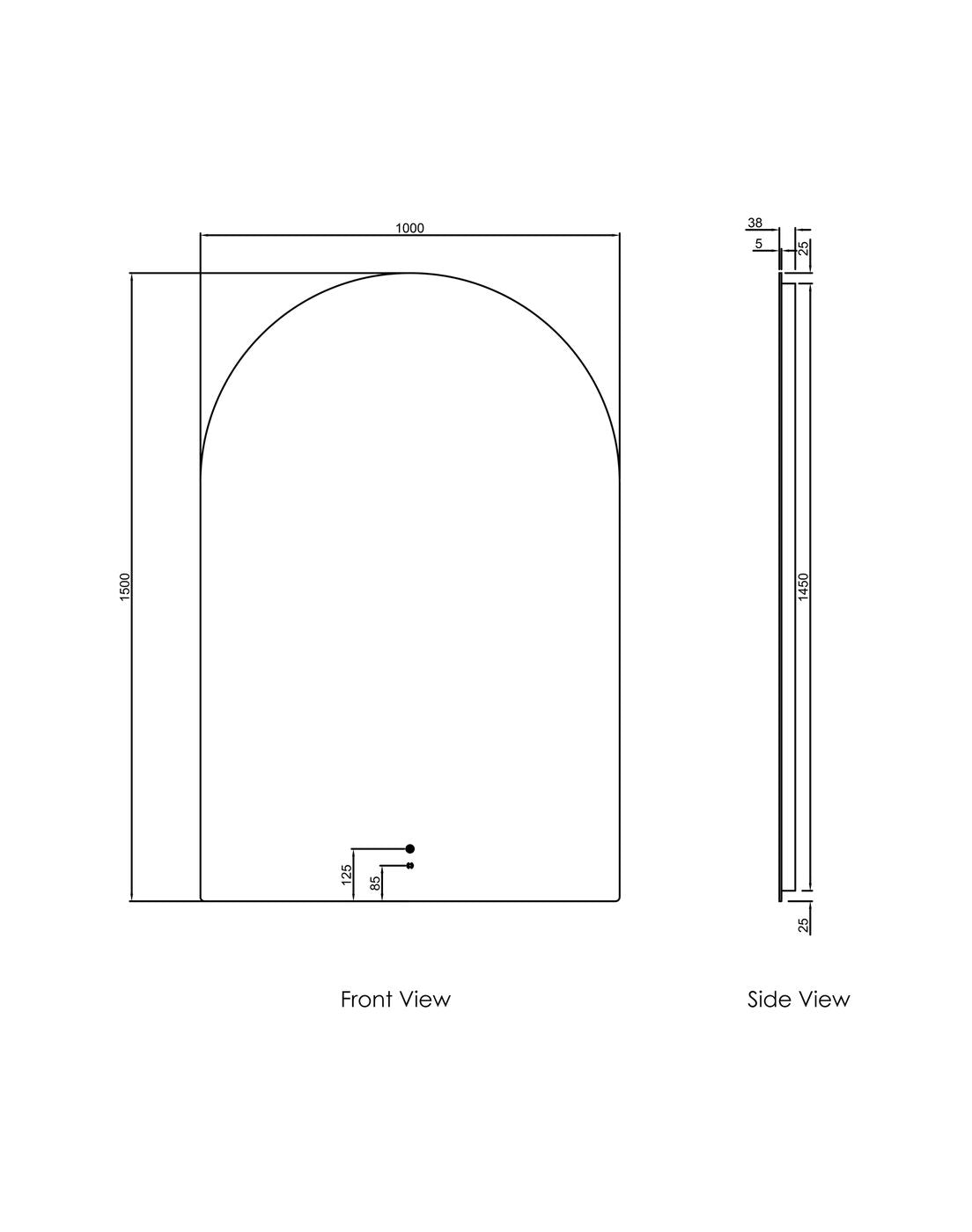 Otti Archie LED Mirror