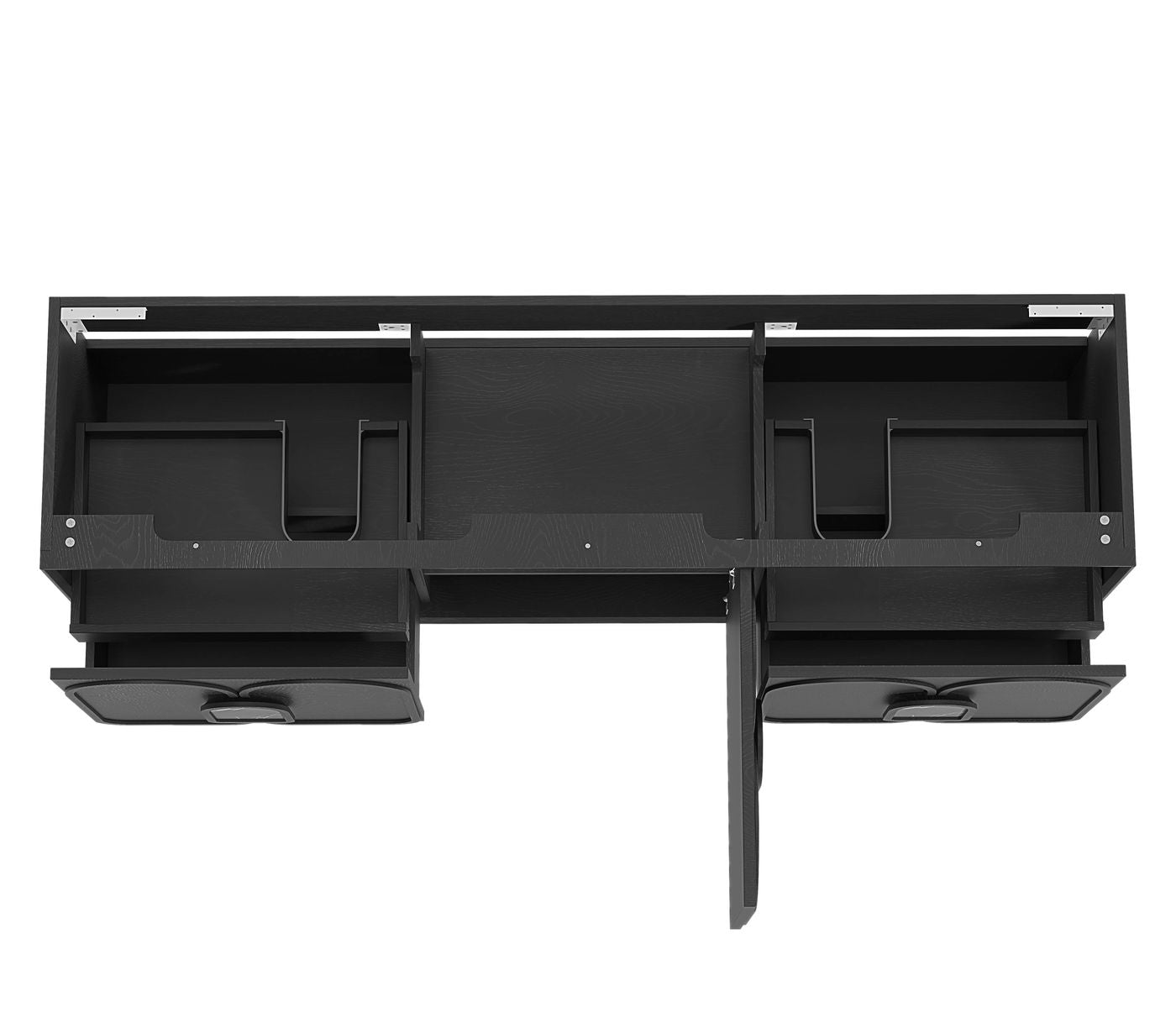 Otti Laguna Mark II Wall Hung Vanity | Black Oak