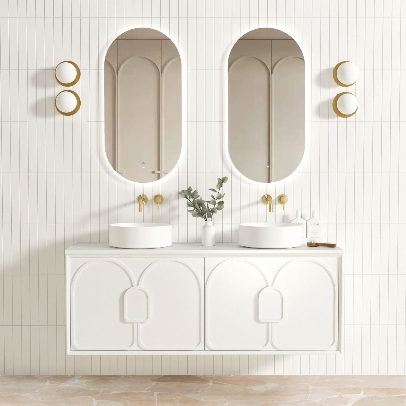 Otti Laguna Mark II Wall Hung Vanity | Matte White