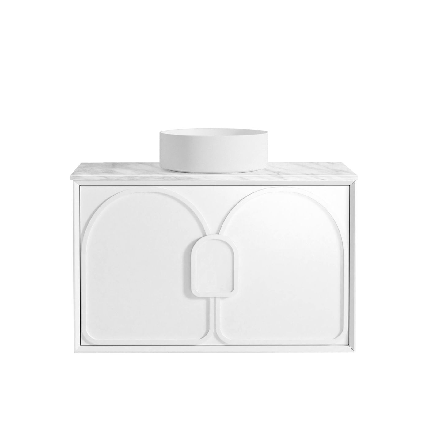 Otti Laguna Mark II Wall Hung Vanity | Matte White