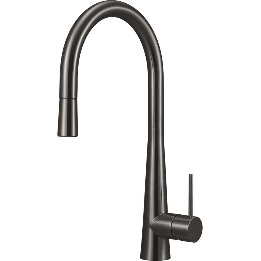 Otti Pull Out Kitchen Mixer 420mm — Gun Metal