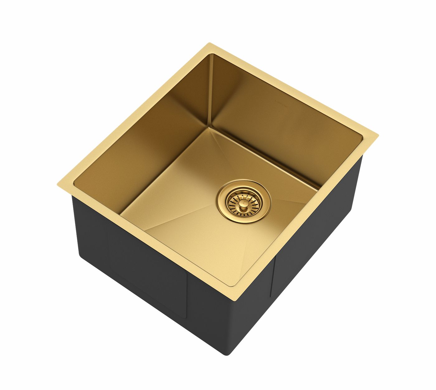 Otti Axon Sink 39S 390x450x220 — Argent Gold