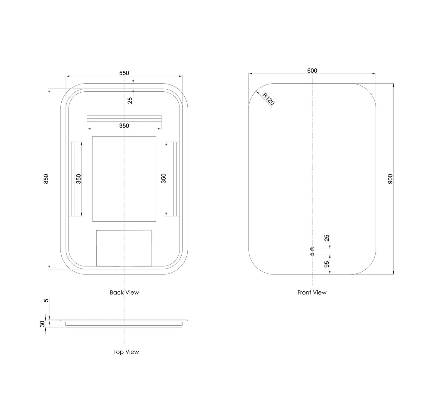 Otti Newport LED Mirror