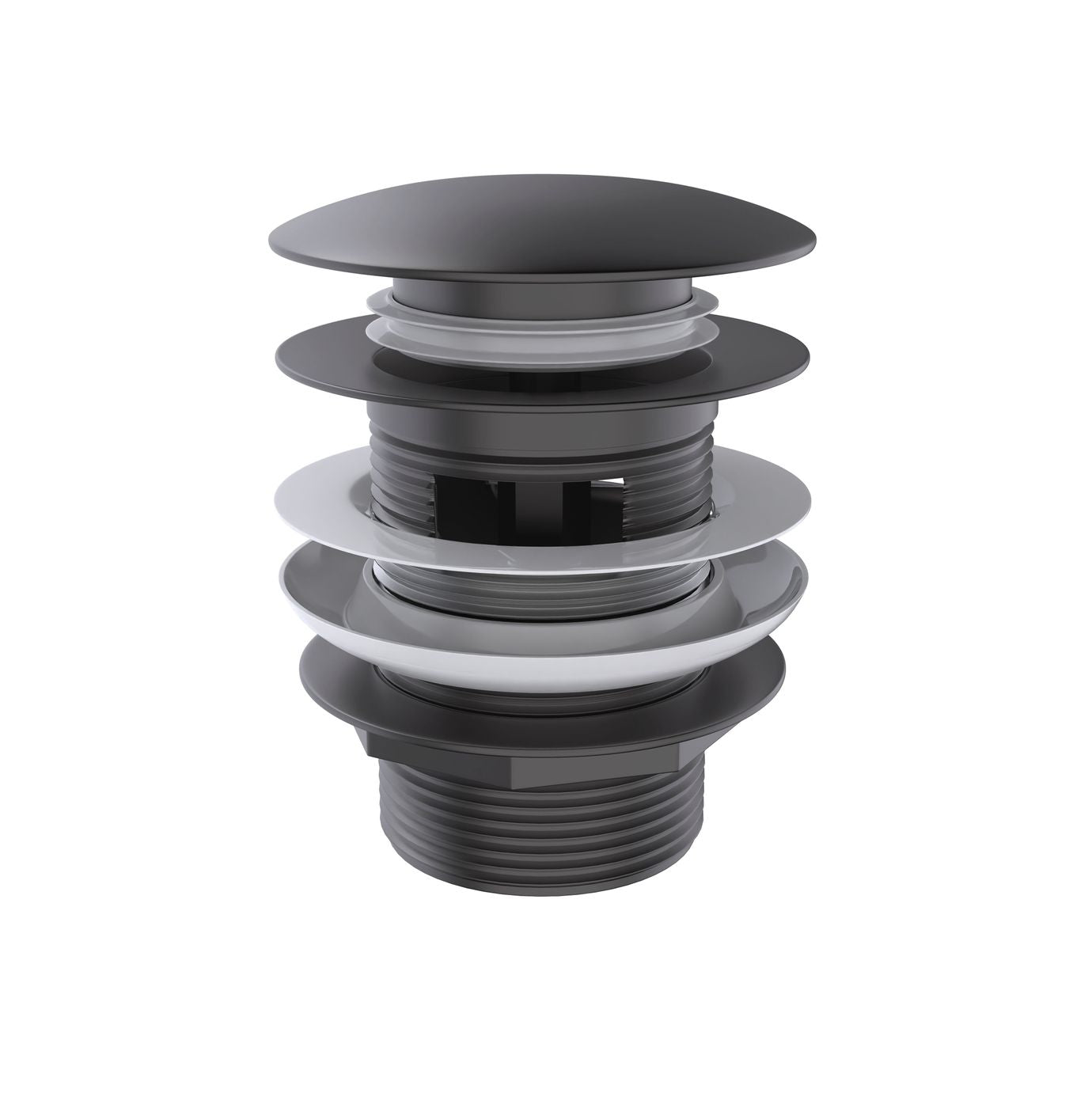 Otti Mushroom Bath Pull-Out Pop-Up Waste | 40mm With Overflow