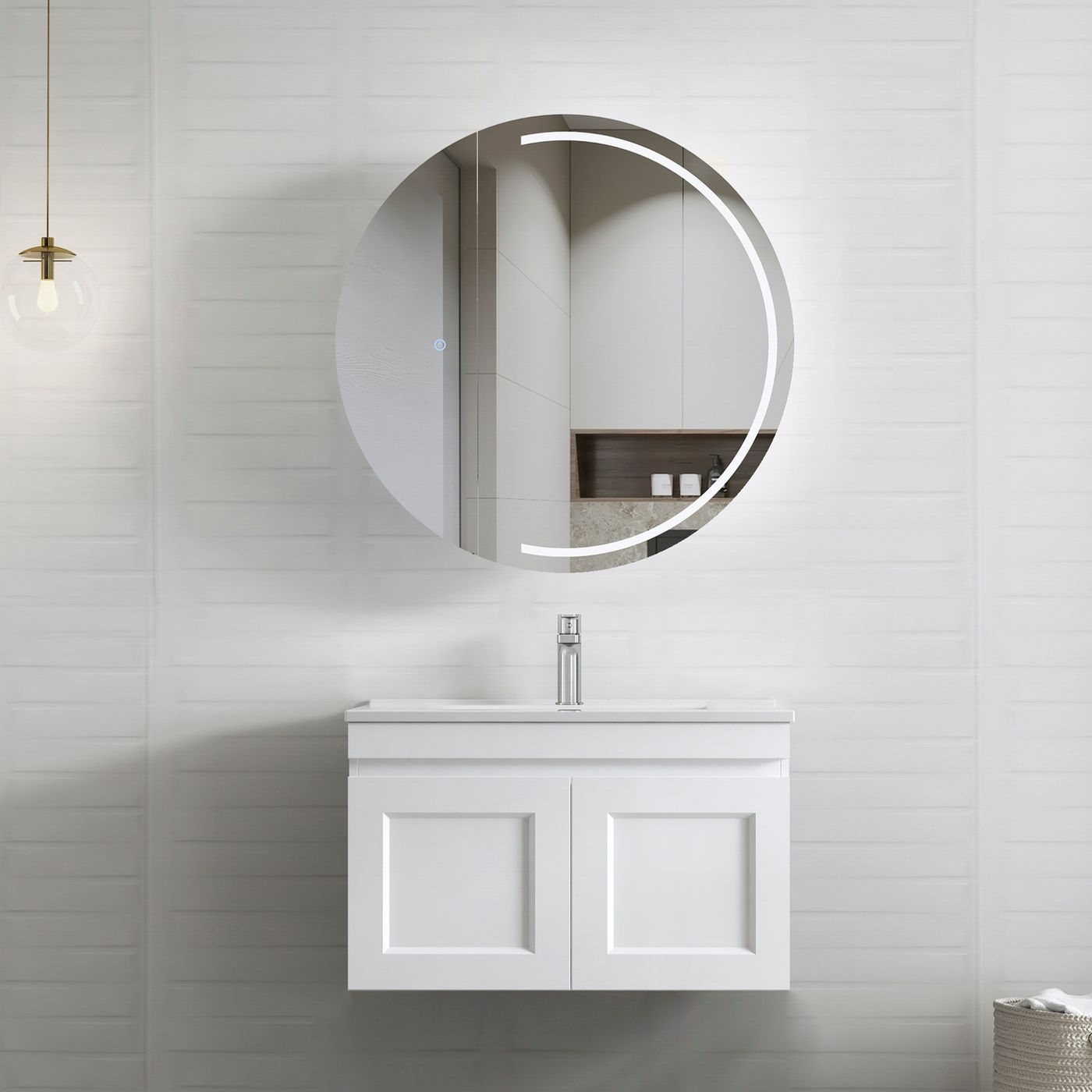 Otti Hampton Mark II Wall Hung Vanity | Satin White