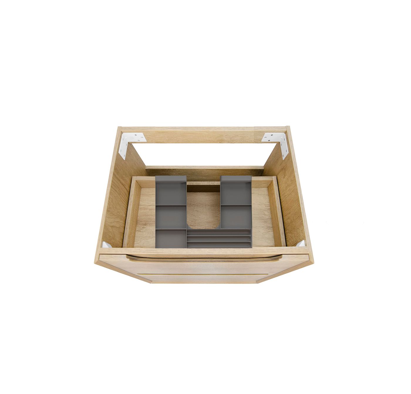 Otti Byron Wall Hung Vanity | Natural Oak