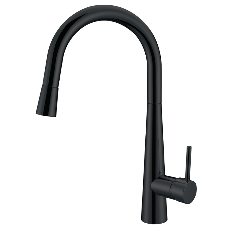 Otti Pull Out Kitchen Mixer 420mm — Chrome