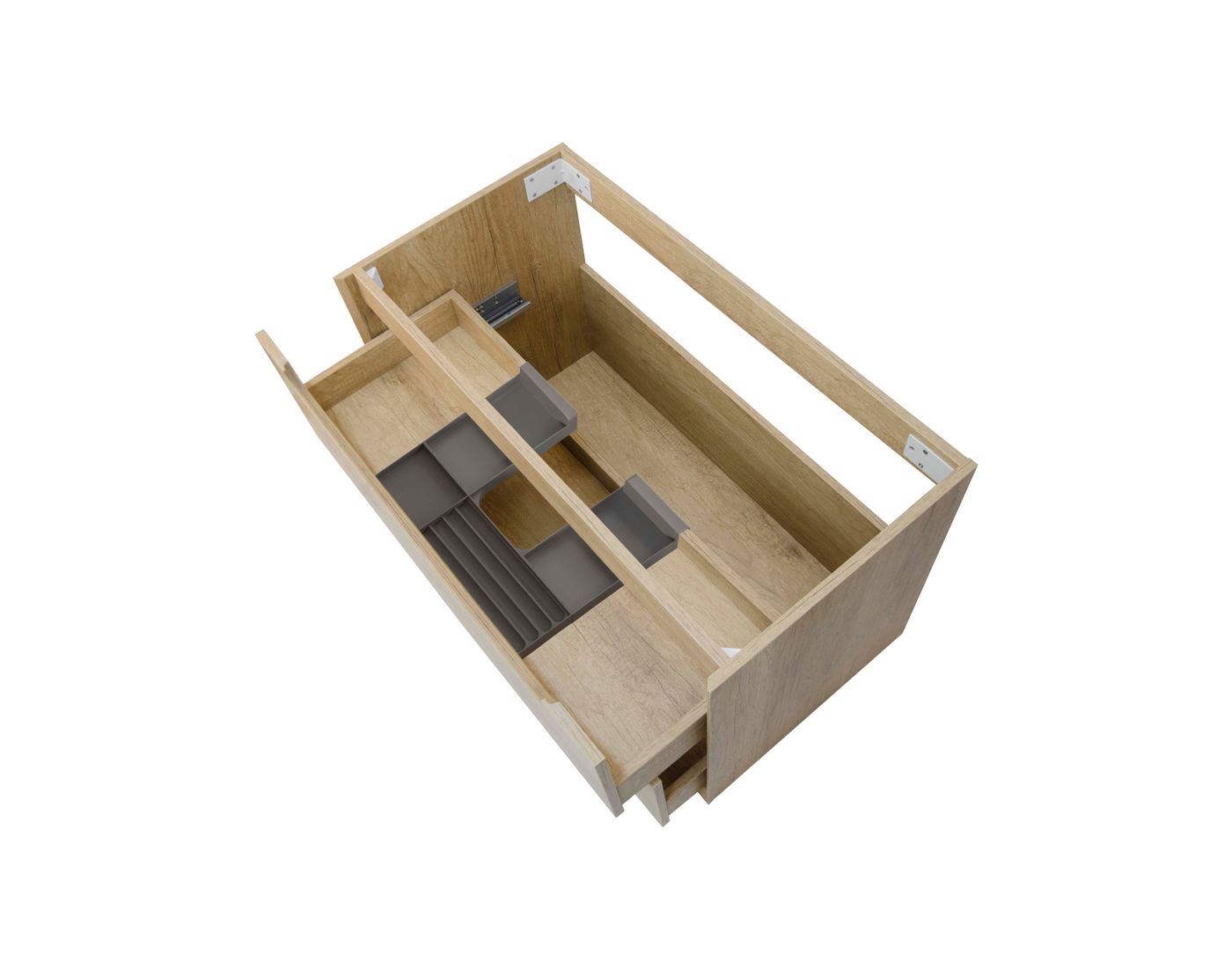 Otti Byron Wall Hung Vanity | Natural Oak