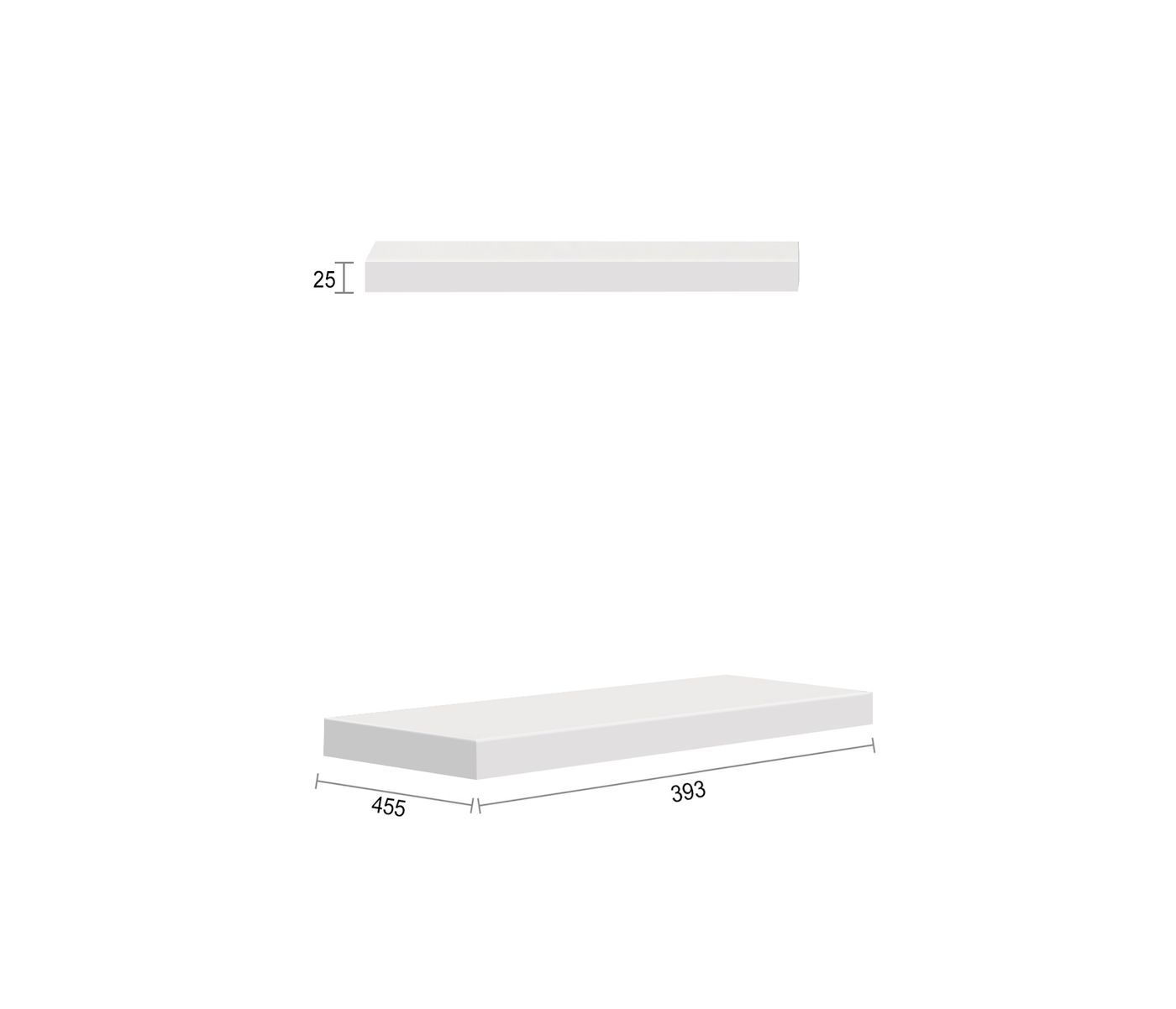 Otti Noosa Vanity Leg Panels | Matte White
