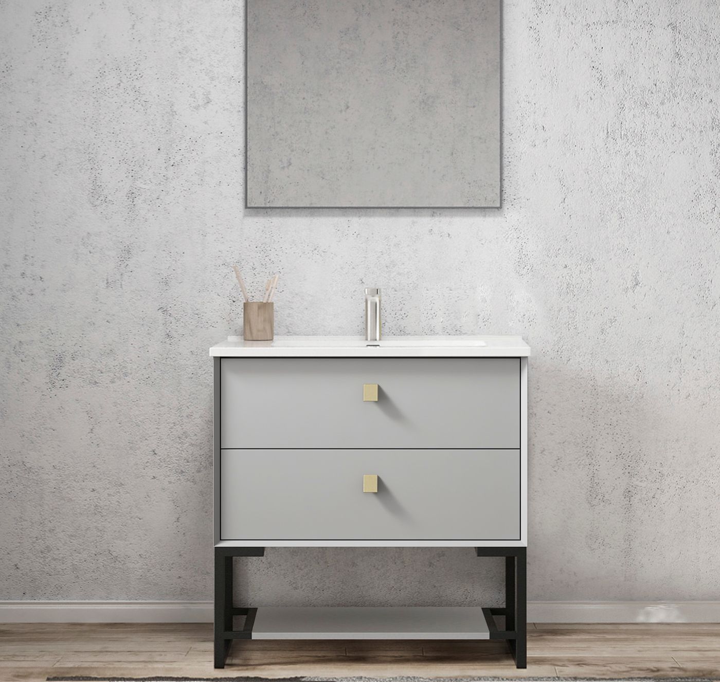 Otti Boston Vanity Freestanding Legs