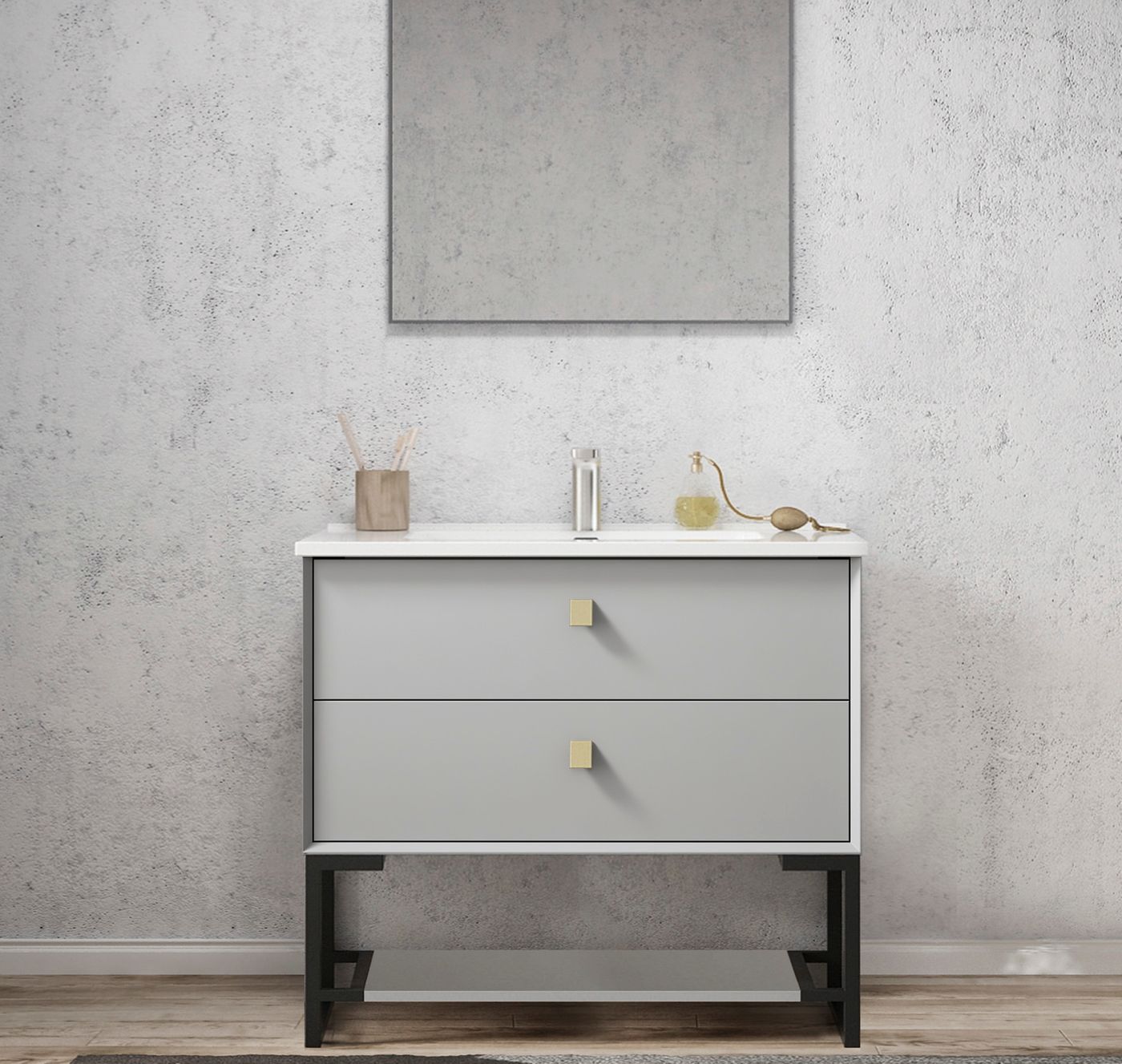 Otti Boston Vanity Freestanding Legs