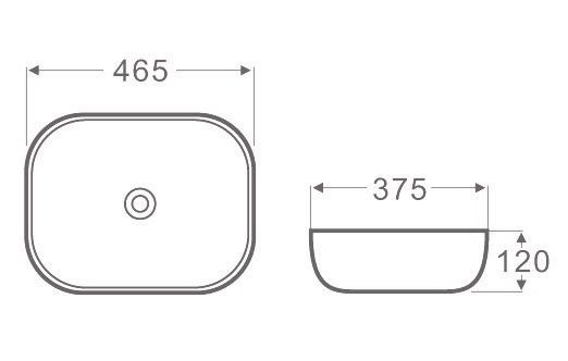 Otti Artis 98 Oval Basin | 465mm