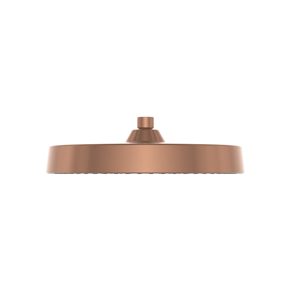 Fienza Kuro Shower Head, Round, Brushed Copper