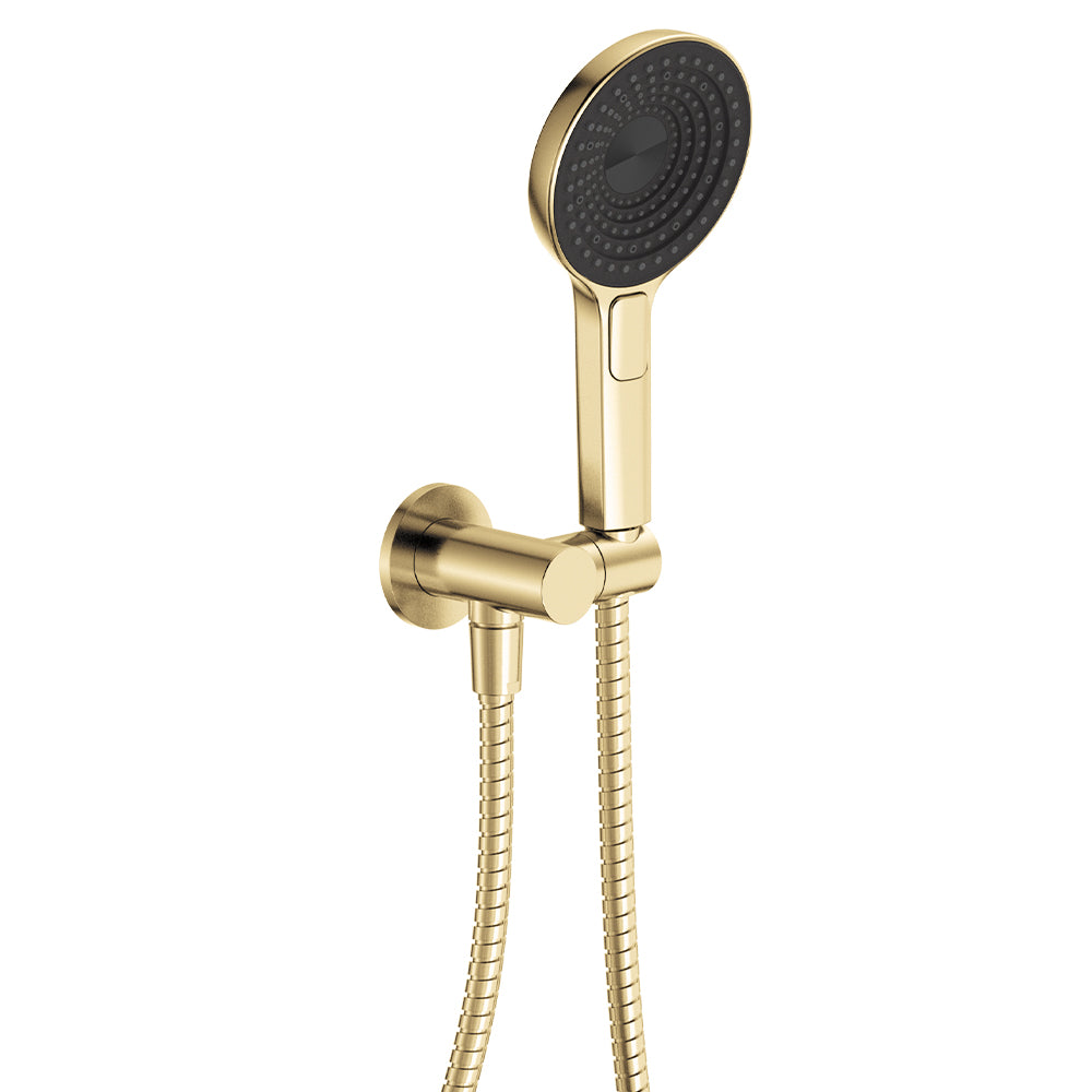 Fienza Kuro Hand Shower, Round Plate, Round Head, Urban Brass