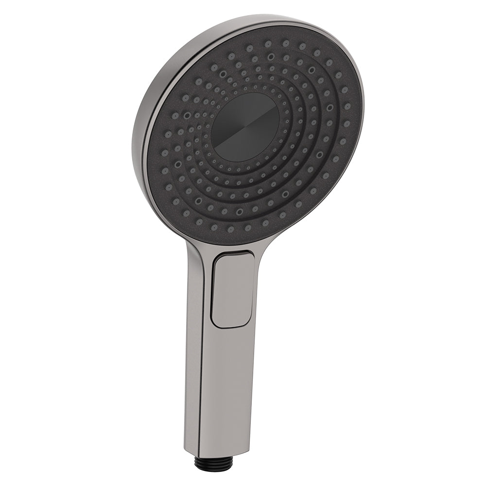 Fienza Kuro Hand Shower Head, Round, Gun Metal