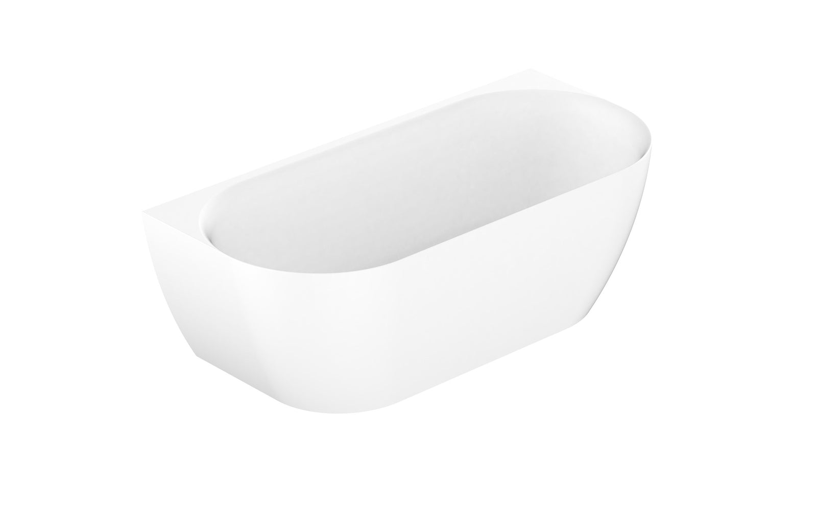 ADP Glacier Back-To-Wall Bath