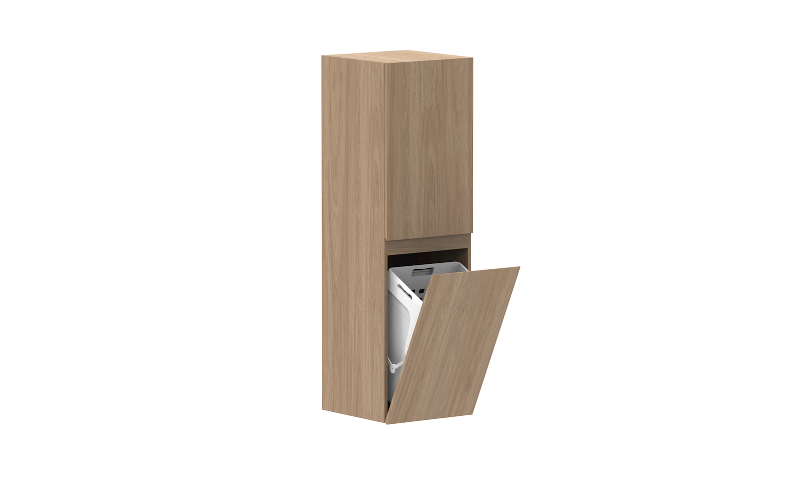 ADP Glacier Hamper Tallboy, Wall Hung