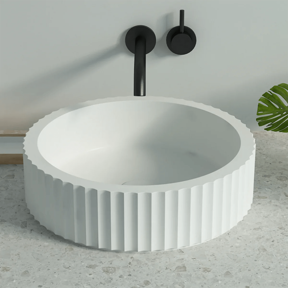 PIAZA Above Counter Basin WB 4011 - Blue Bathware