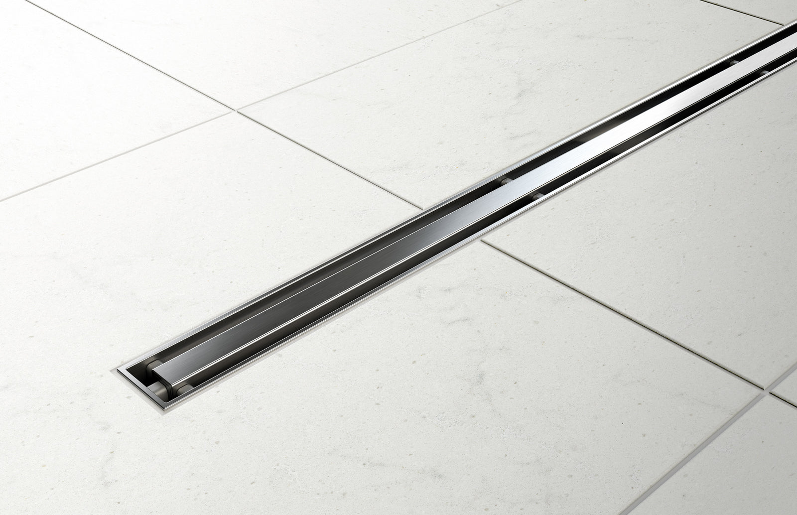 Phoenix Phoenix Flat Slimline Channel Drain 30x600mm Outlet 65mm