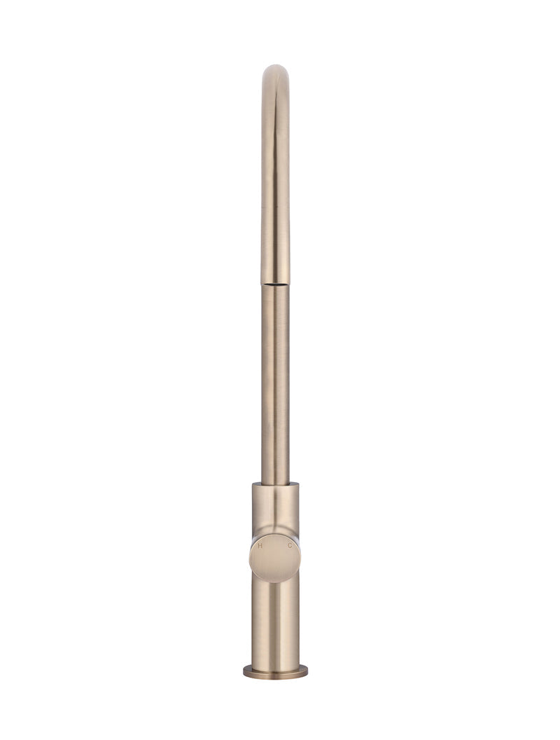 Meir Round Pinless Piccola Pull Out Kitchen Mixer Tap