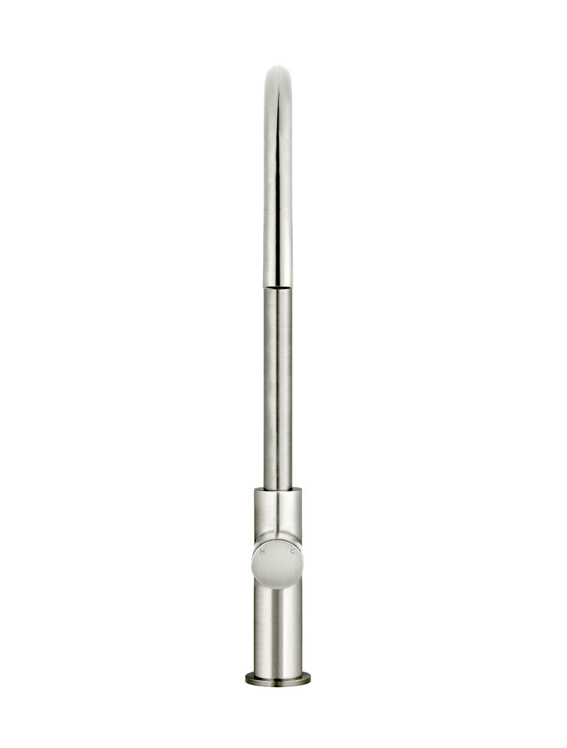 Meir Round Pinless Piccola Pull Out Kitchen Mixer Tap