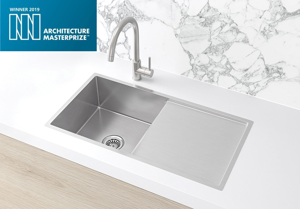 Meir Kitchen Sink Single Bowl & Drainboard 840 x 440