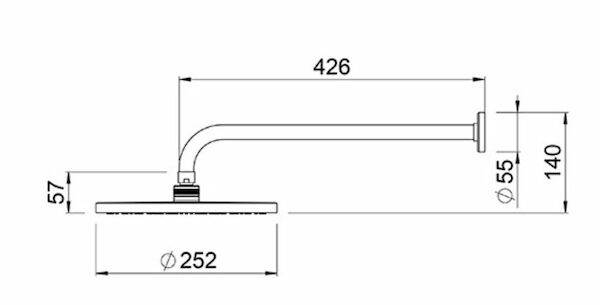 Methven Minimalist MK2 Overhead Shower