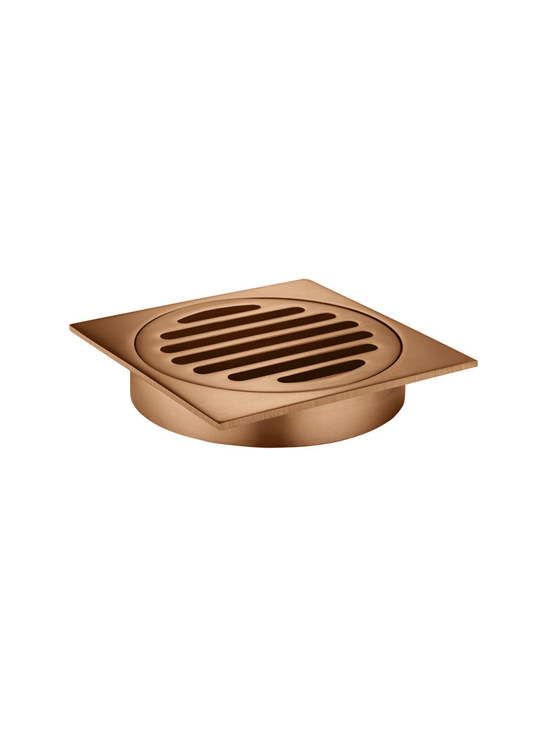 Meir Square Floor Grate Shower Drain 100mm outlet