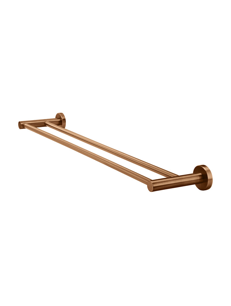 Meir Round Double Towel Rail 600mm