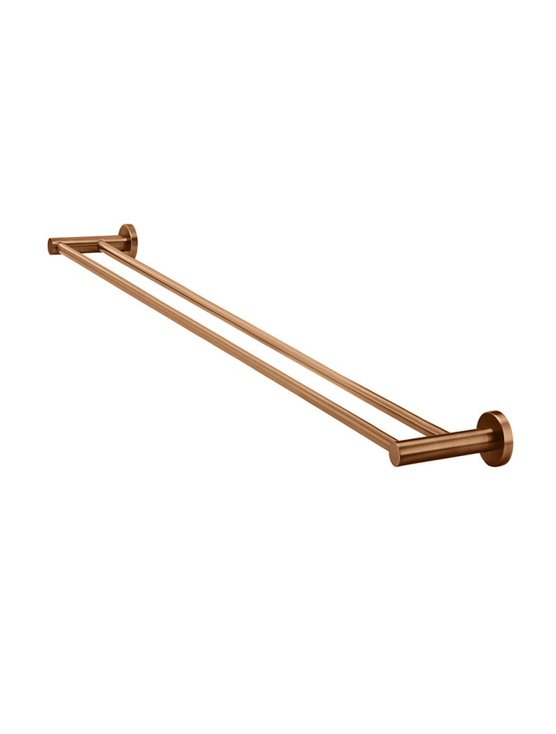 Meir Round Double Towel Rail 900mm