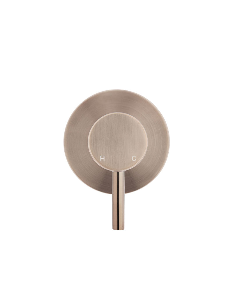 Meir Round Wall Mixer Short Pin-lever Finish Kit